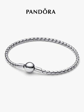Pandora Sterling Silver Braided Chain Bracelet - Silver